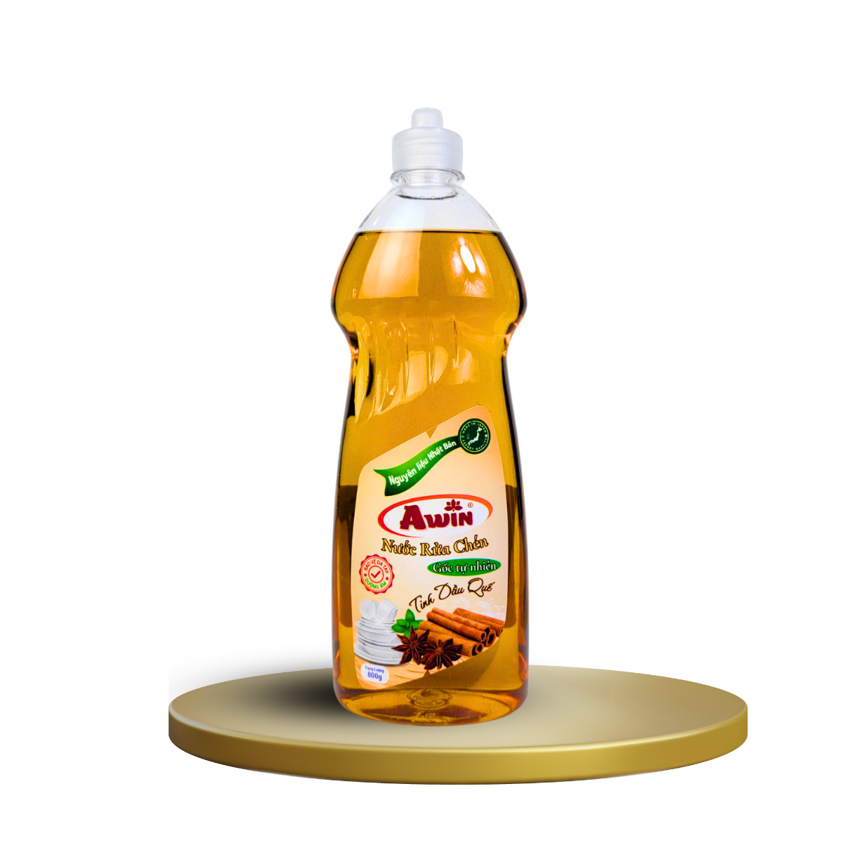 Nước Rửa Chén Awin hương Quế 800g